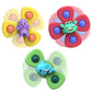 Kids Gyro Insect Sucker Spinner Rattle Bathroom Bath Toys Table Dinner Appease Toys for Baby Toddlers