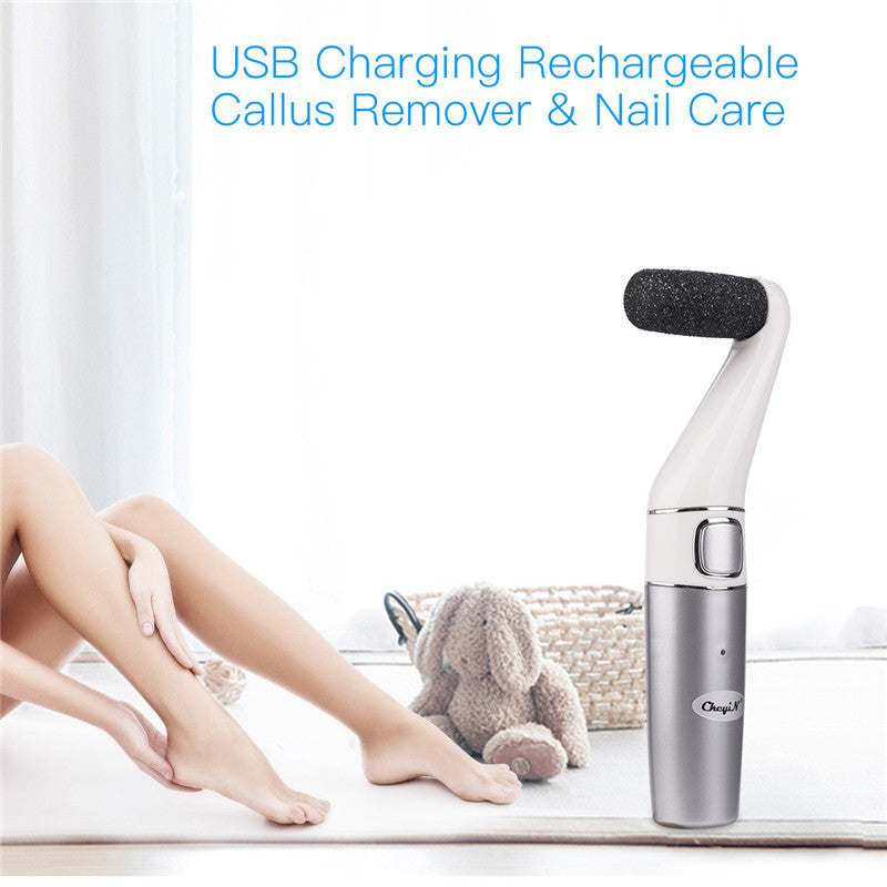 USB-uppladdningsbar hand- och fotfil Professionell elektriska fötter Callus Remover Pedikyr Foot Sander Död hud Callus Remover Fotvård