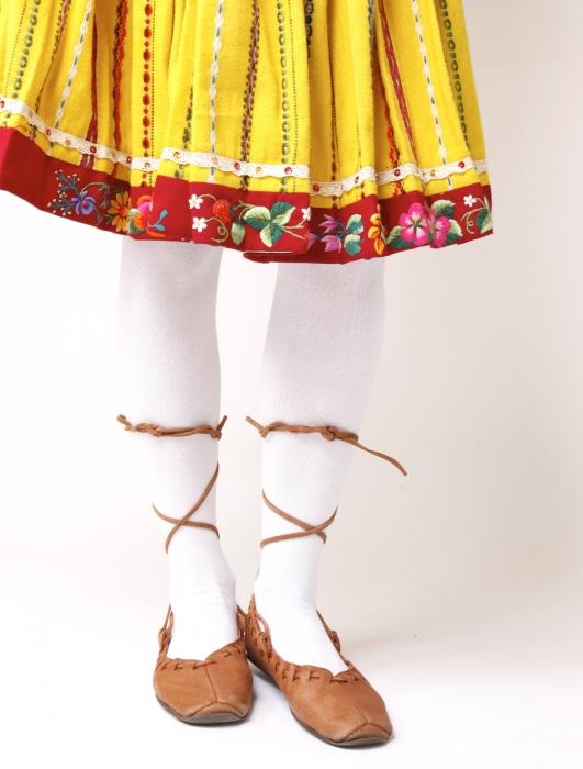 kaisa white cotton gusset folk dancers cotton