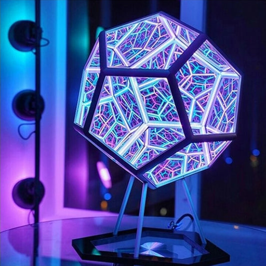 Infinity Dodecahedron LED Lights The Trap Orb Gaming Room Decor Nightlights