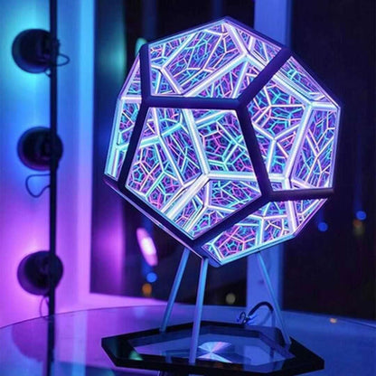 Infinity Dodecahedron LED Lights The Trap Orb Gaming Room Decor Nightlights